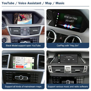 Wireless CarPlay Android Auto Interface for Mercedes Benz A B C E Class W176 W246 CLA GLA W204 W212 C207 CLS ML GL GLK SLK Carputech