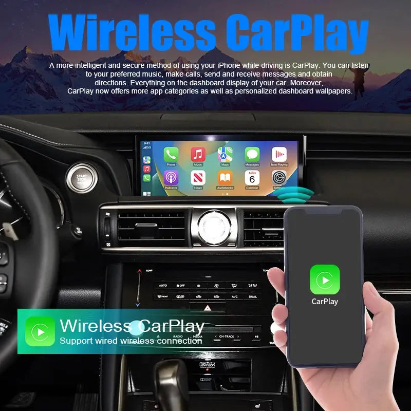 OEM Apple CarPlay & Android Auto Upgrade Module for Lexus IS 2013-2022 Carputech