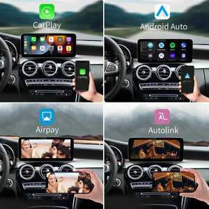 Wireless Carplay/Android Auto 12.3'' Touch screen Linux Multimedia Radio Receiver for Mercedes Benz GLA CLA GLC GLK ML W205 W176 C117 Carputech