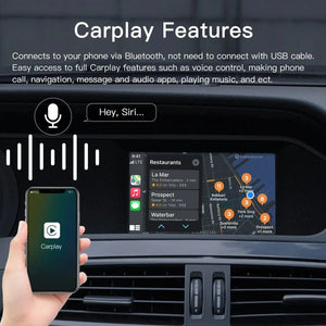 Wireless Carplay Suitable For Mercedes Benz A B C E CLA GLA GLK ML Sprinter NTG4.5 Becker Module Android Auto Navigation Carputech