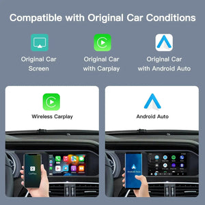 Wireless Carplay Suitable For Mercedes Benz A B C E CLA GLA GLK ML Sprinter NTG4.5 Becker Module Android Auto Navigation Carputech