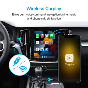 Wireless Carplay Module For Volvo XC90/XC60/XC40/S90/S60/V90/V60 Carplay AI Upgrade Adapter Android Auto Bluetooth Rear Camera Mirror Link Carputech
