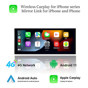 CarpuTech 12.3" Android 13 Car Stereo for Audi A8/S8 D3 D4 (2002–2018) – Wireless CarPlay, Android Auto, GPS Navigation, Touchscreen Upgrade Carputech