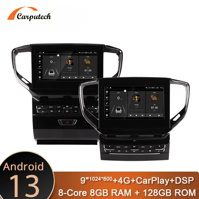 Carputech 9 Inch Android13 Car Multimedia Player For Maserati Ghibli 2014 -2021 8G+128G GPS Navigation Stereo Car Radio DSP Carplay Carputech