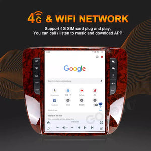 12.1" Qualcomm For GMC Yukon/ Chevy Suburban/ Tahoe 2007-2013 Car Radio Stereo Carplay Upgrade Tesla Style Screen Android Auto GPS Navigation Multimedia Player Carputech