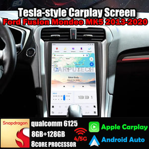 13.6" Tesla-Style Android Screen for Ford Mondeo / Fusion (2013–2020) | Qualcomm Snapdragon | CarPlay & Android Auto Carputech