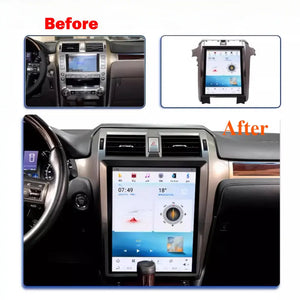 15" For Lexus GX400 GX460 2010-2019 Car Radio Headunit Stereo Carplay Upgrade Tesla Style Screen Android Auto GPS Navigation Multimedia Player Carputech