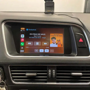 Wireless CarPlay Android Auto Module Interface for Audi Q3 2008-2018, with AirPlay Mirror Link Car Play Functions Carputech