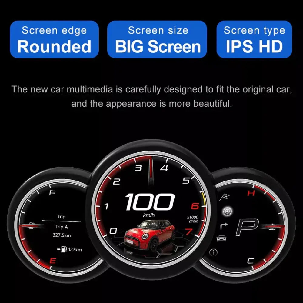 LCD Digital Dashboard Cluster For BMW MINI Cooper 2014-2023 Car Panel Speedometer Virtual Cockpit - Carputech