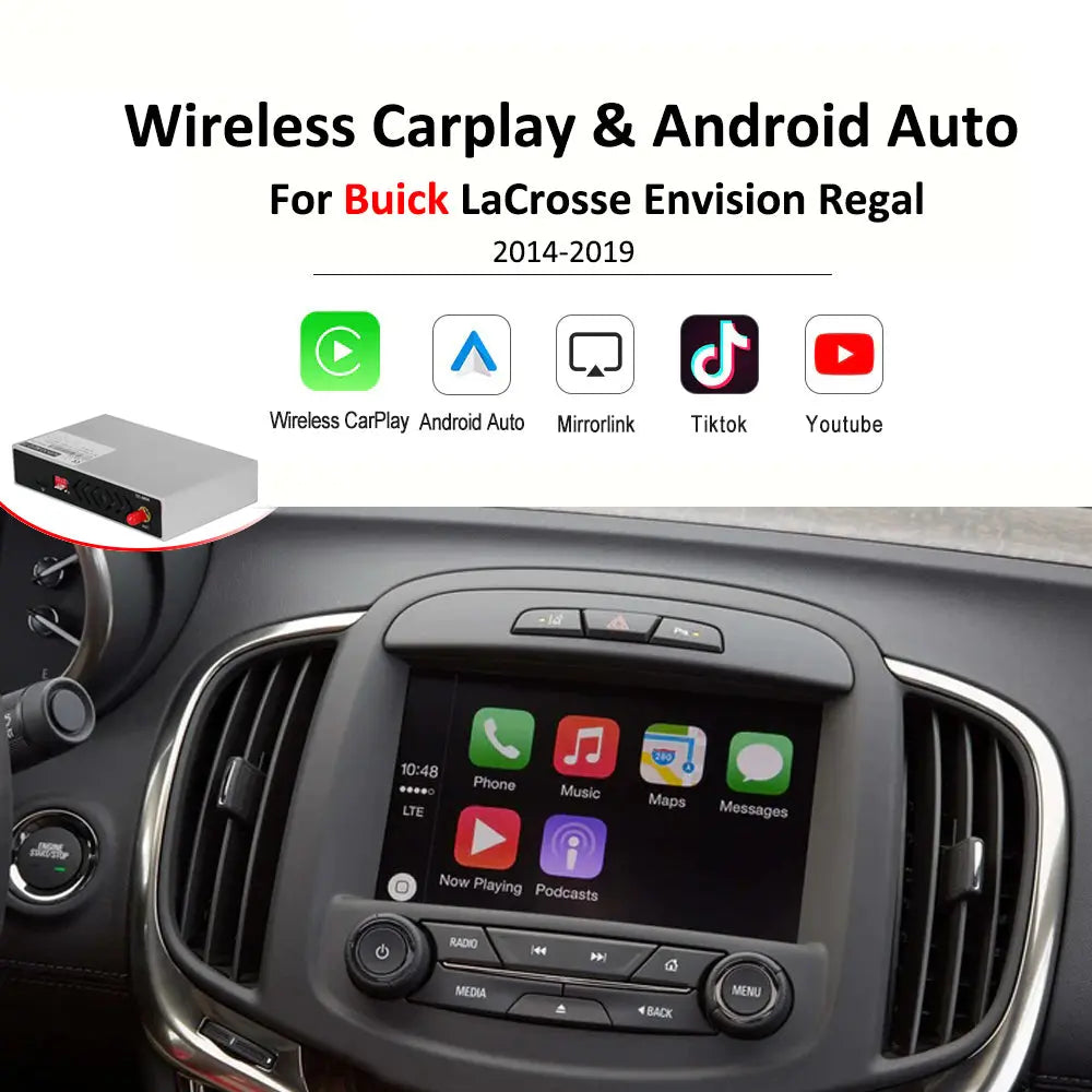 For Buick LaCrosse Envision Regal 2014-2019 | Apple Carplay & Android Auto Module Carputech