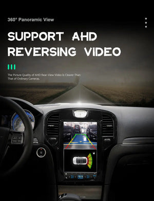 14.4" Qualcomm For Chrysler 300 300C 300S 2011-2023 Car Radio Stereo Carplay Upgrade Tesla Style Screen Android Auto GPS Navigation Multimedia Player Carputech