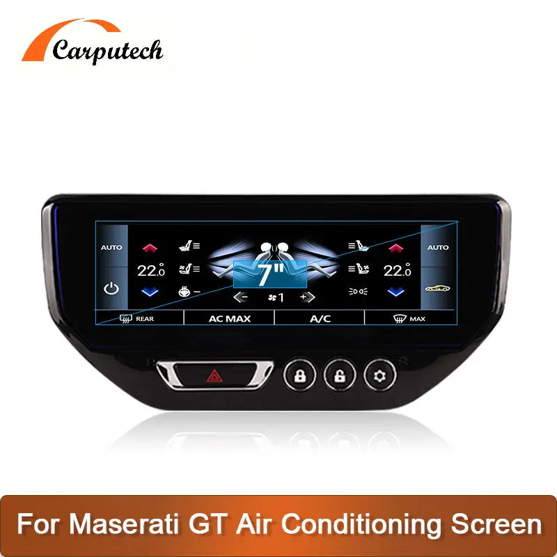 7 Inch Car Air Control For Maserati GT GranTurismo Screen Unit LCD AC Screen Temperature Adjustment Touching Dashboard Carputech