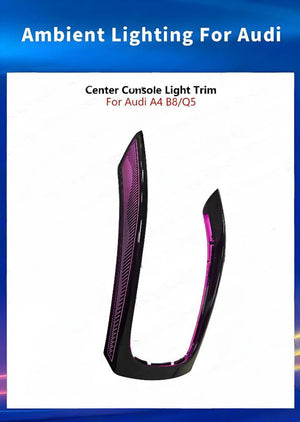 Upgrade 256 Colors Symphony Led Car Interior Ambient Lighting Decoration for Audi Q5 2010-2017 Atmosphere Strip Accessories Carputech