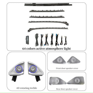 Full Set 64 colors Led Ambient Lighting Kit for Mercedes Benz S-Class W223 2021-2025 Carputech