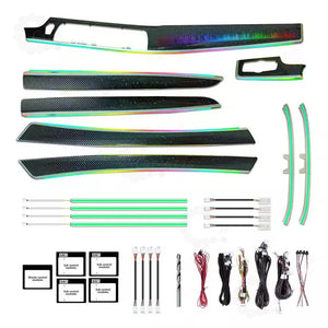 256 Colors Symphony LED Car Interior Ambient Lighting for BMW 5 Series F10 F11 F18 2011-2017 Atmosphere Strip Accessories Carputech