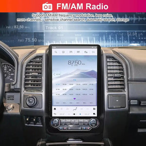 14.4" Qualcomm For Ford Expedition 2016-2022 Car Radio Stereo Carplay Upgrade Tesla Style Screen Android Auto GPS Navigation Multimedia Player Carputech