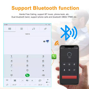 13.6" Qualcomm For Toyota Prado 2010-2018 Car Radio Stereo Carplay Upgrade Tesla Style Screen Android Auto GPS Navigation Multimedia Player Carputech