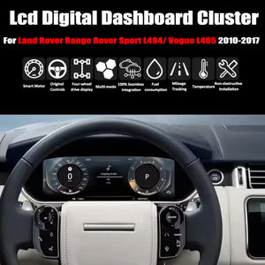 For Land Rover Range Rover Sport L494/ Vogue L405 2010-2017 12.3" LCD Digital Dashboard Cluster Car Panel Speedometer Virtual Cockpit Carputech