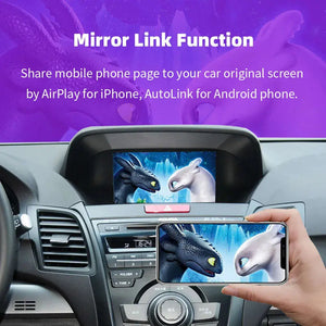 For Acura ILX / RDX / ZDX / TL / MDX (2007–2013) – Wireless CarPlay & Android Auto Upgrade | Plug & Play Interface for Factory Screen Carputech