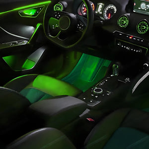 Upgrade 256 Colors Symphony or RGB Led Car Interior Ambient Lighting Decoration for Audi Q2 2019-2024 Atmosphere Strip Accessories Carputech