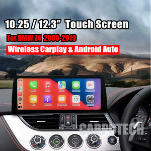 10.25"/12.3" Touch Screen Apple CarPlay Android Auto Upgrade for BMW Z4 E89 2009–2019 – Wireless, Plug-and-Play - Carputech