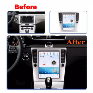 10.4" For Volkswagen Magotan/CC 2007-2016 Car Radio Headunit Stereo Carplay Upgrade Tesla Style Screen Android Auto GPS Navigation Multimedia Player Carputech