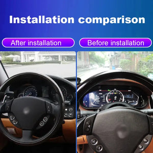 For Maserati GranTurismo GT/GranCabrio GC/ Quattroporte 2004-2018 12.3" LCD Digital Dashboard Cluster Car Panel Speedometer Virtual Cockpit Carputech