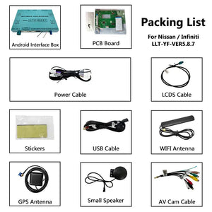 Apple Carplay Android Auto Upgrade Module box for Infiniti Q50 QX50 QX60 QX80 2012-2024 with GPS navigation Carputech