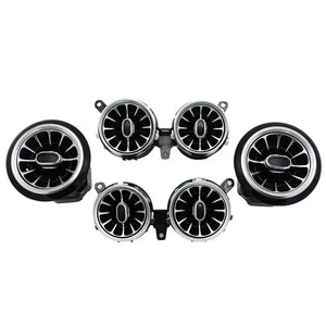 64 Colors Ambient Lighting Kits for Mercedes-Benz E-Class W213 2016-2022 Rotary Tweeter Atmosphere Light Luminous Turbine Vent Speaker Cover Carputech