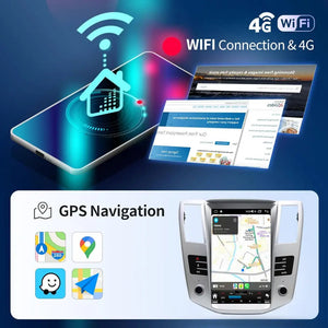 12.1" Qualcomm For Lexus RX RX300 RX330 RX350 RX400H 2004-2008 Car Radio Stereo Carplay Upgrade Tesla Style Screen Android Auto GPS Navigation Multimedia Player Carputech