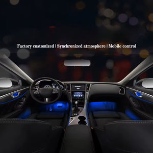 Car Interior Ambient Lighting for Infiniti Q50/Q50L 2013-2022 original style modification - Carputech
