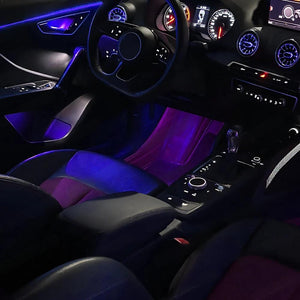 Upgrade 256 Colors Symphony or RGB Led Car Interior Ambient Lighting Decoration for Audi Q2 2019-2024 Atmosphere Strip Accessories Carputech