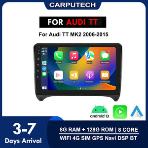 Audi TT 2006-2015 | Apple Carplay & Android Auto | Android 14 8Core 8+128G Car Radio Carputech