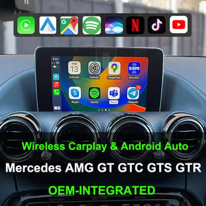 Mercedes Benz AMG GT GTC GTS GTR 2016-2019 | Apple Carplay & Android Auto Module Carputech