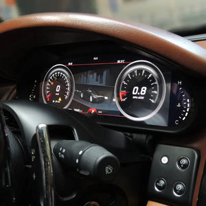 For Maserati GranTurismo GT/GranCabrio GC/ Quattroporte 2004-2018 12.3" LCD Digital Dashboard Cluster Car Panel Speedometer Virtual Cockpit Carputech