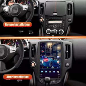 13.6" Qualcomm For Nissan 370Z 2009-2021 Car Radio Stereo Carplay Upgrade Tesla Style Screen Android Auto GPS Navigation Multimedia Player Carputech