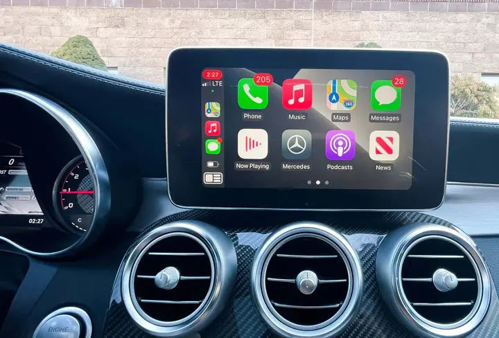 Mercedes Benz A B C E CLA CLS GLA GLK SLK ML GL | Apple Carplay & Android Auto Module Carputech