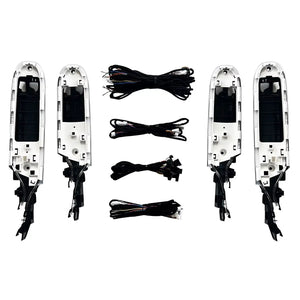 Full Set 64 Colors Car Interior LED Lighting Car Ambient Lighting Kit for Mercedes Benz C-class W206 / GLC X254 2022-2025 Carputech