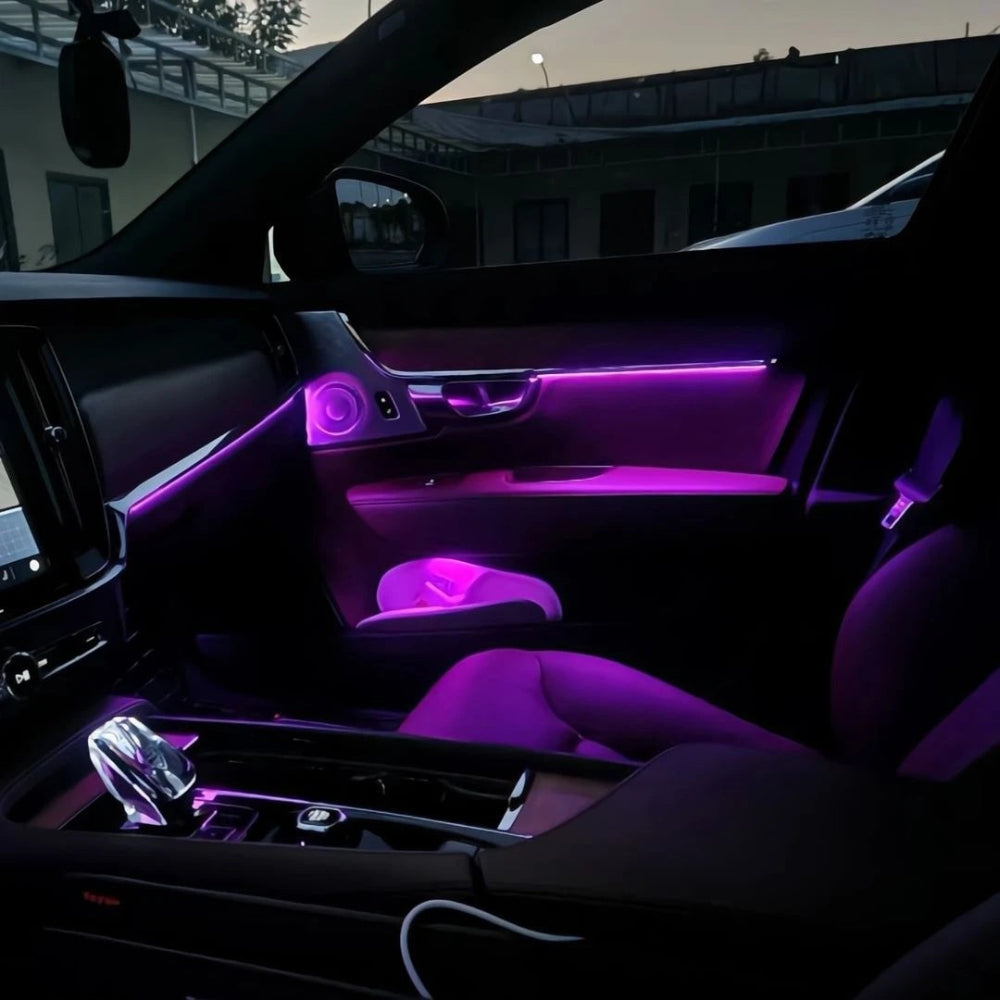 Upgrade LED Car Interior Ambient Lighting for Volvo XC60 2018-2024 Strip Accessories Decoration