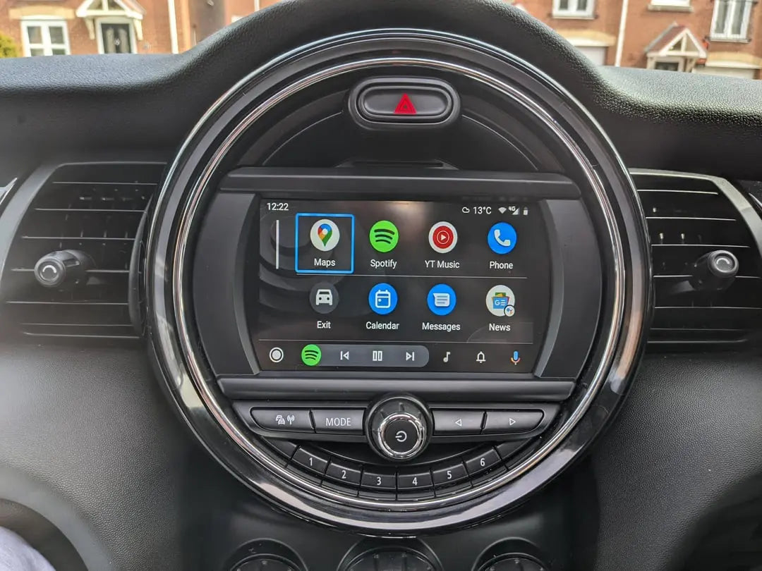 Wireless Apple CarPlay Android Auto Module for BMW MINI Cooper 2009-2020 CIC NBT EVO System with Mirror Link Car Play Functions Bluetooth, Mirror Link, Siri Voice Carputech