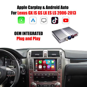 OEM Apple CarPlay & Android Auto Upgrade Module For Lexus GX IS GS LX ES LS 2006-2013 Carputech