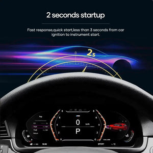 LCD Digital Dashboard Cluster For BMW 1 2 3 4 5 6 7 Series X1 X2 X3 X4 X5 X6 GT 2010-2019 Car Panel Speedometer Virtual Cockpit Carputech