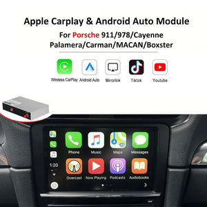 For Porsche 911 /978 Cayenne Palamera Carman MACAN Boxster 2010-2018 | Apple Carplay & Android Auto Module Carputech