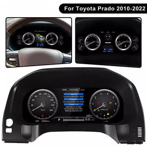 For Toyota Prado 2010-2022 12.3" LCD Digital Dashboard Cluster Car Panel Speedometer Virtual Cockpit - Carputech