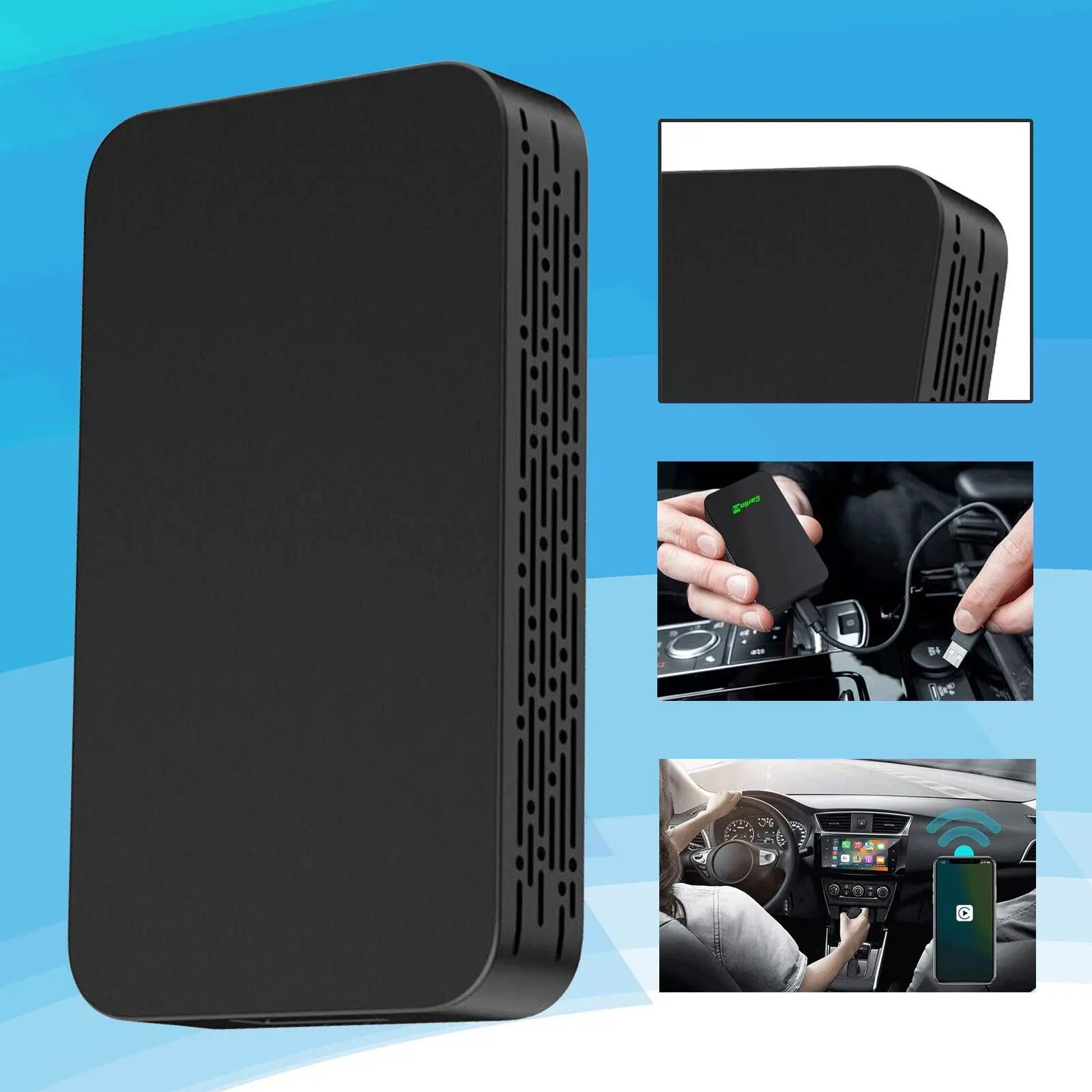 Carputech 5.0 - Upgrade Your Car Wired Carplay Android Auto to Wireless CarPlay and Android Auto Carputech