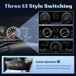 For Toyota 4Runner 2010-2022 12.3" LCD Digital Dashboard Cluster Car Panel Speedometer Virtual Cockpit - Carputech