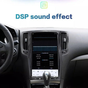 13.6" Qualcomm For Infiniti G37 2007-2013 Car Radio Stereo Carplay Upgrade Tesla Style Screen Android Auto GPS Navigation Multimedia Player Carputech