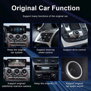 Full-Screen Wireless CarPlay & Android Auto for Mercedes-Benz NTG5.5 NTG6.0 (2018–2022)| OEM Sound Quality carlinkitbox