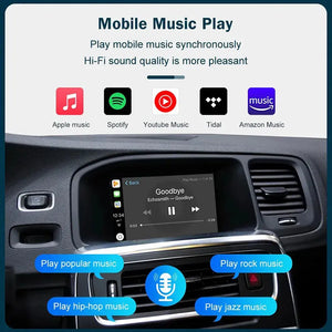 Wireless Apple Carplay Android Auto Module For Volvo XC60 XC70 S60 S80 V60 V70 V40 2011-2019 Mirror Link Decoder Carputech