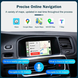 Wireless Apple Carplay Android Auto Module For Volvo XC60 XC70 S60 S80 V60 V70 V40 2011-2019 Mirror Link Decoder Carputech